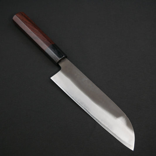 吉田刃物 ZDP189 黒打 三徳 紫檀八角柄