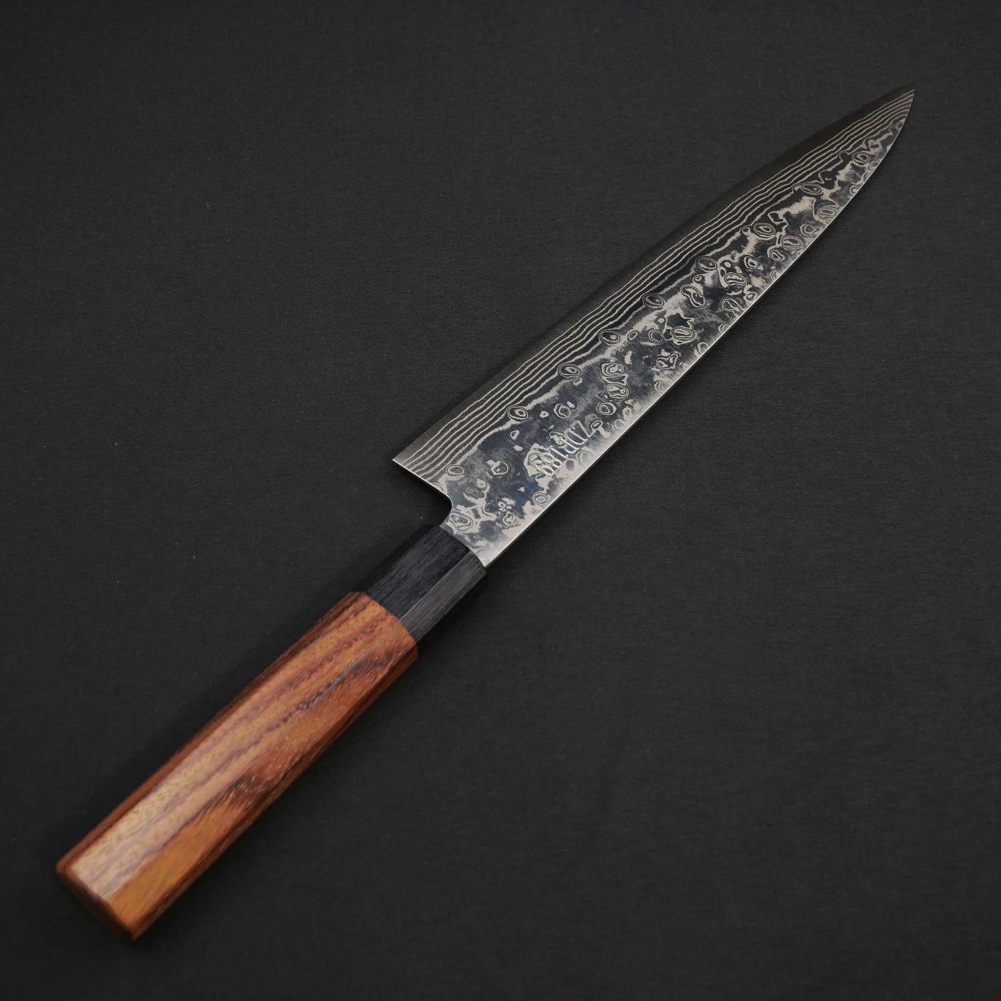 Yoshida Hamono ZDP189 Damascus Gyuto Rosewood Octagonal Handle