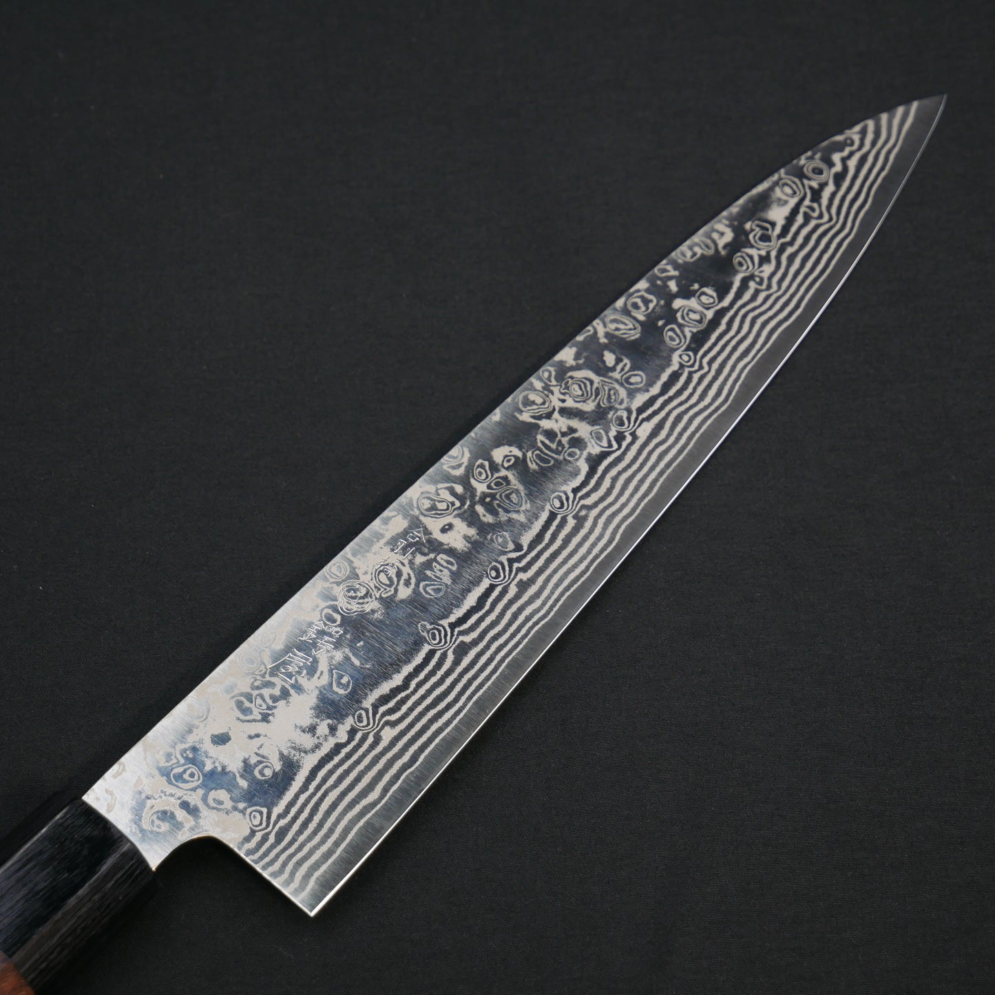 Yoshida Hamono ZDP189 Damascus Gyuto Rosewood Octagonal Handle