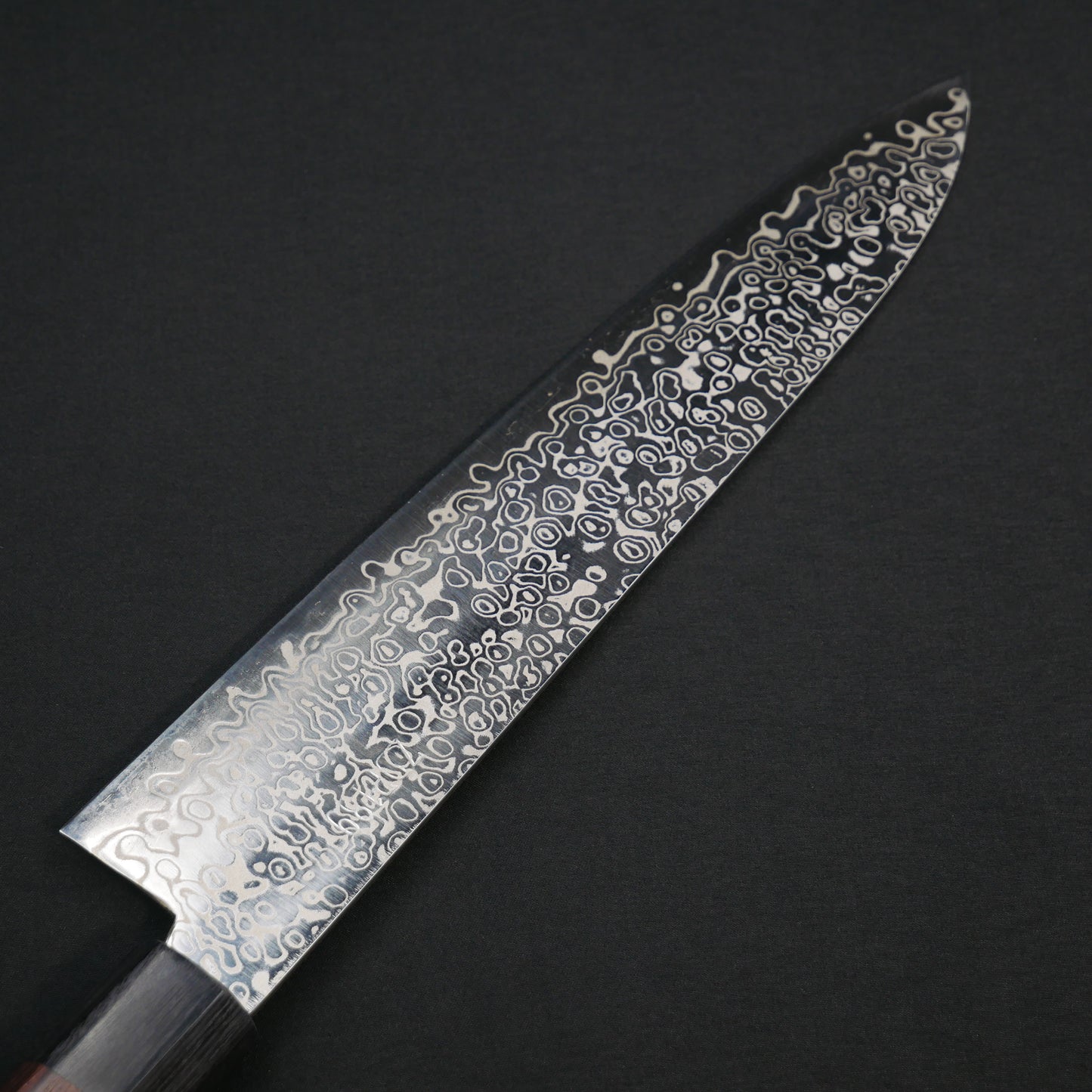 吉田刃物 ZDP189 ダマスカス 牛刀 紫檀八角柄