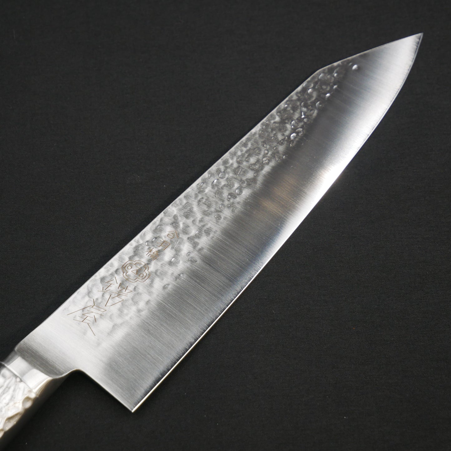 Molybdenum Vanadium Steel Tsuchime Kiritsuke Gyuto Stainless Handle