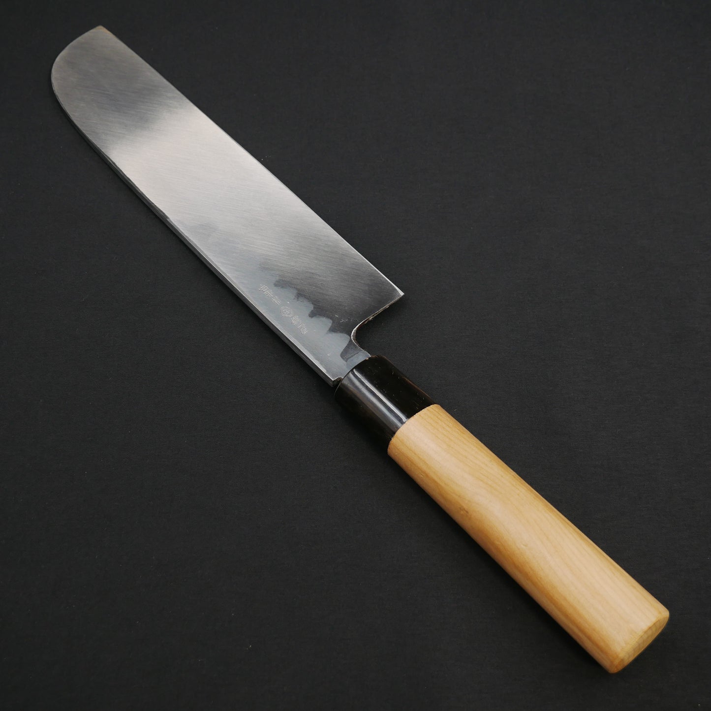 Blue#2 Carbon Steel Fine-Finish Kamagata Usuba Magnolia Handle (For Left-Handed)