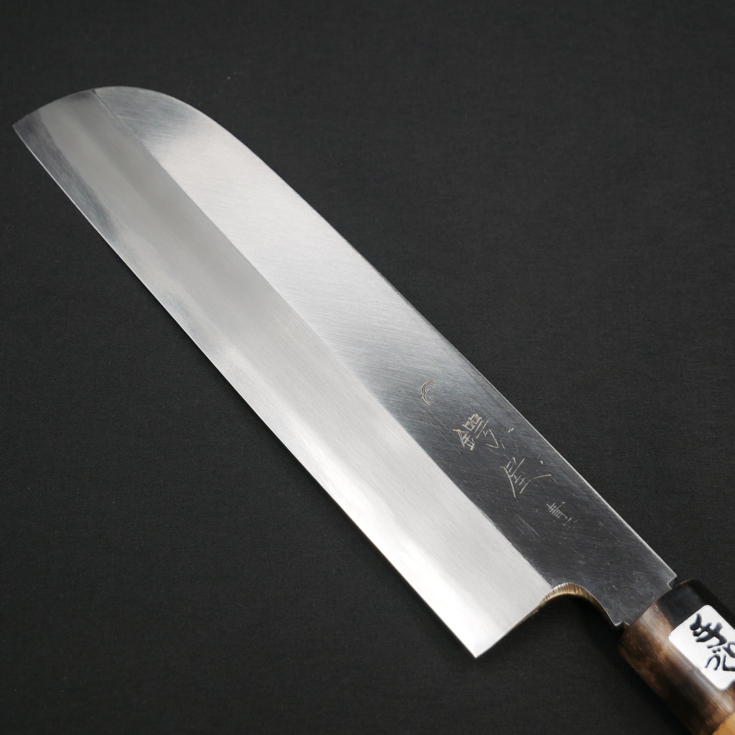Blue#2 Carbon Steel Fine-Finish Kamagata Usuba Magnolia Handle (For Left-Handed)