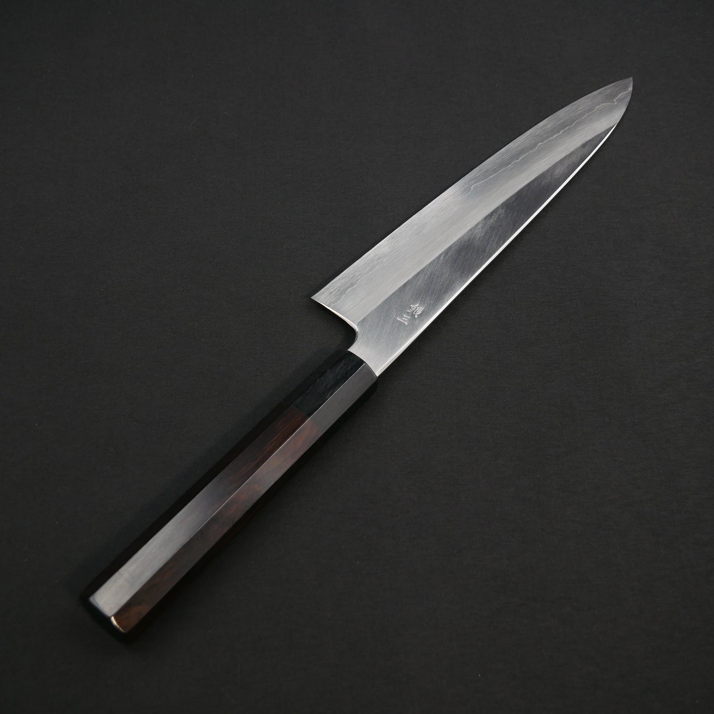 銀三鋼 牛刀 黒檀八角柄