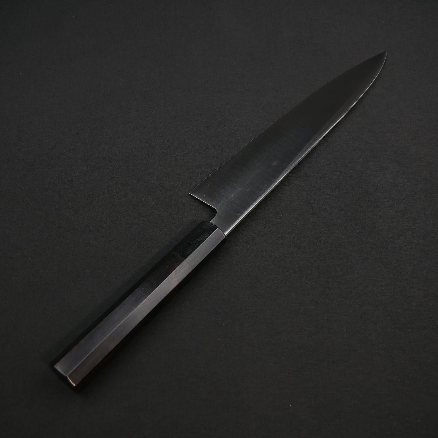 AUS8 牛刀 黒檀八角柄