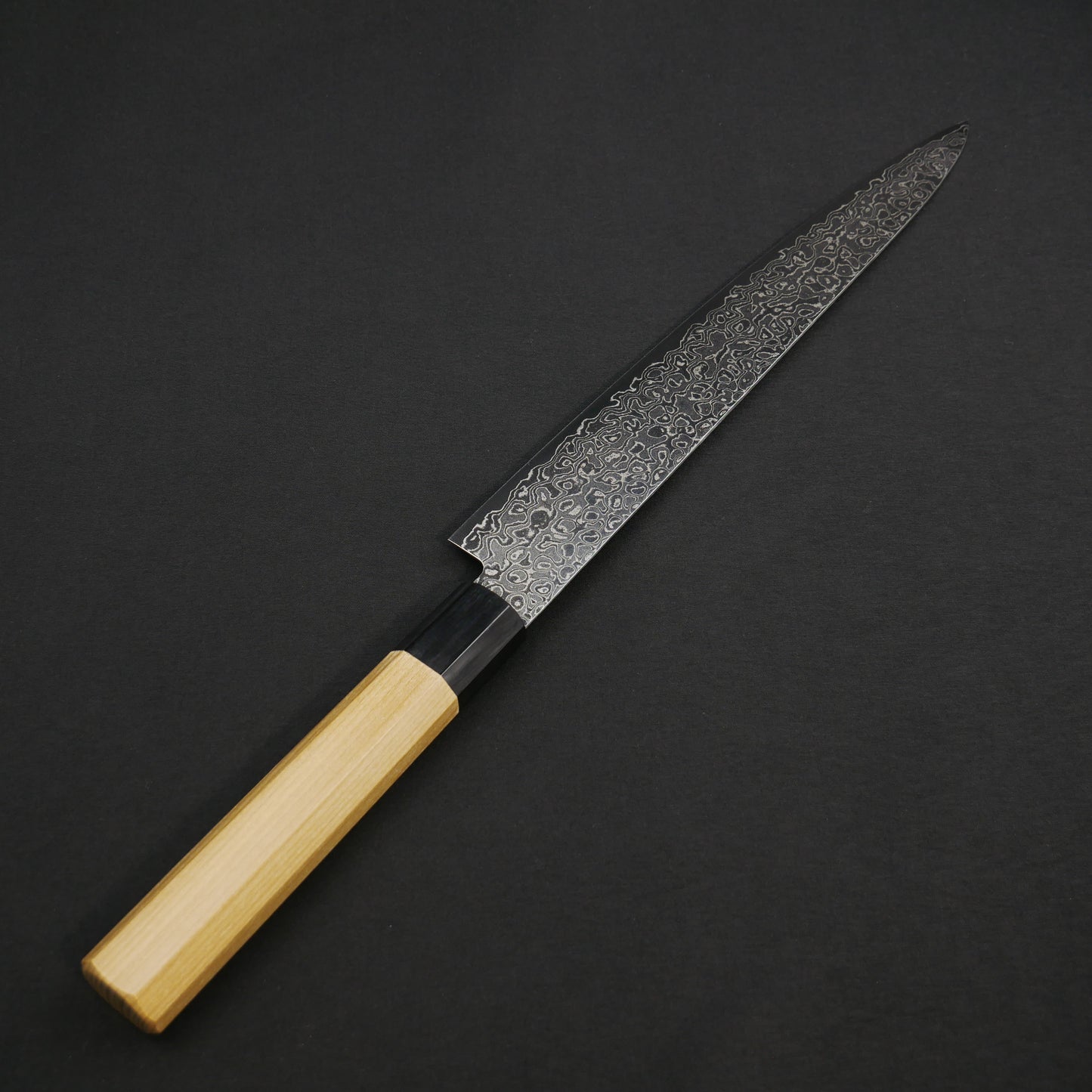 AUS10 ダマスカス 筋引 朴八角柄