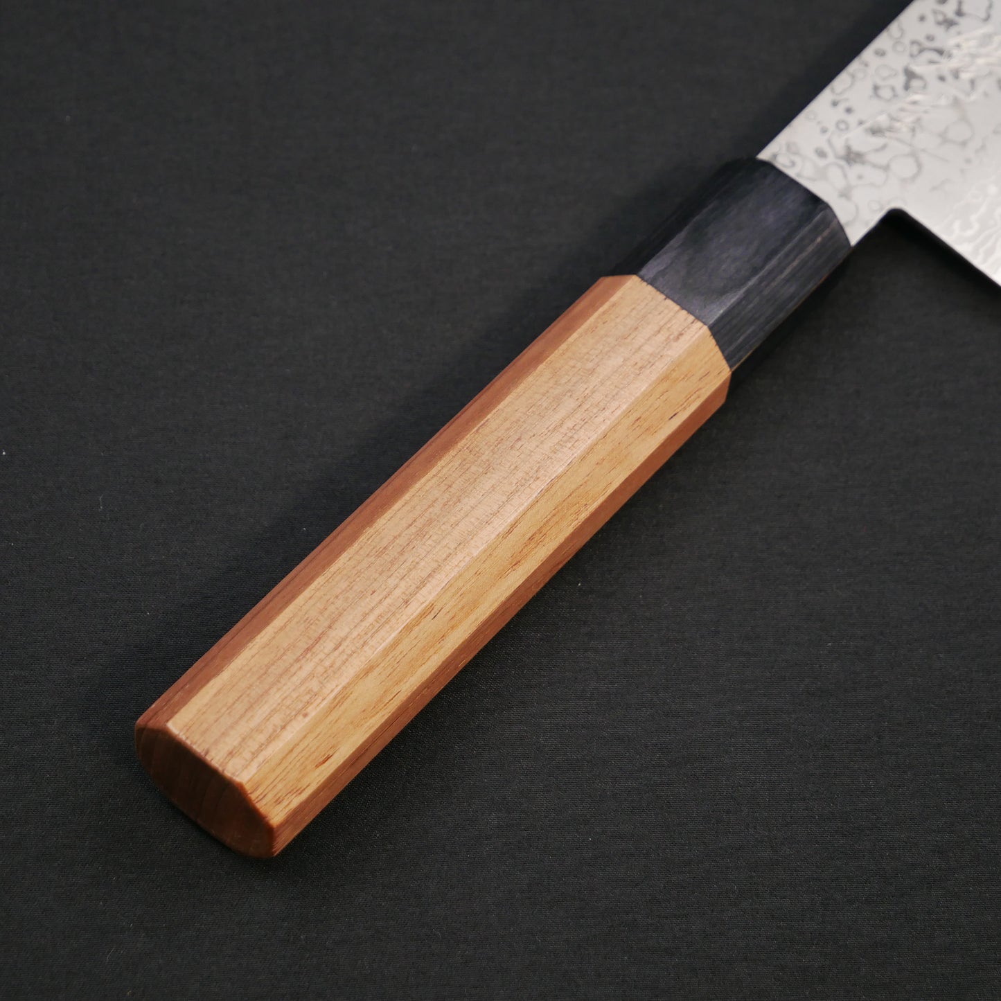 VG10 Damascus Santoku Walnut Octagonal Handle