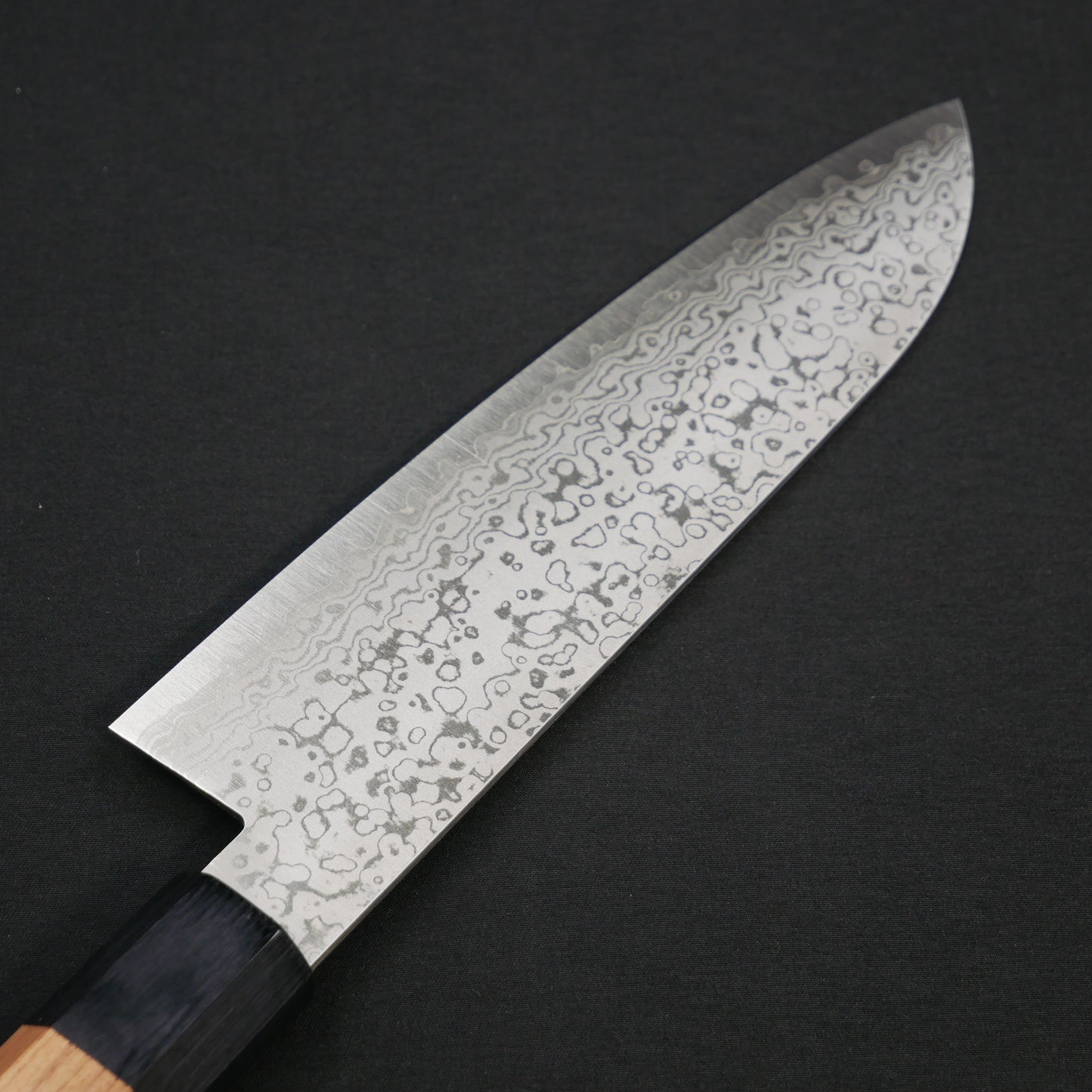 VG10 Damascus Santoku Walnut Octagonal Handle