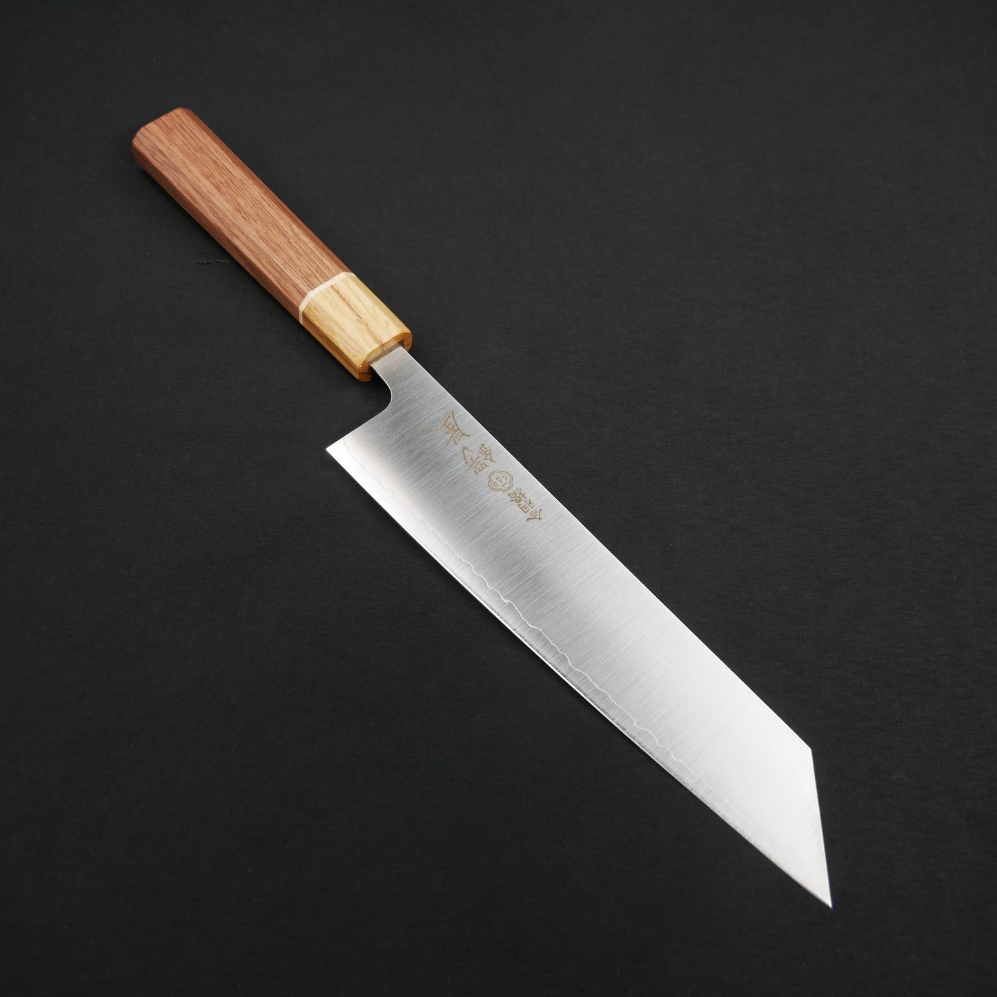 Molybdenum Steel Kiritsuke Gyuto Walnut Octagonal Handle