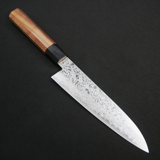 VG10 ダマスカス 牛刀 ウォールナット八角柄
