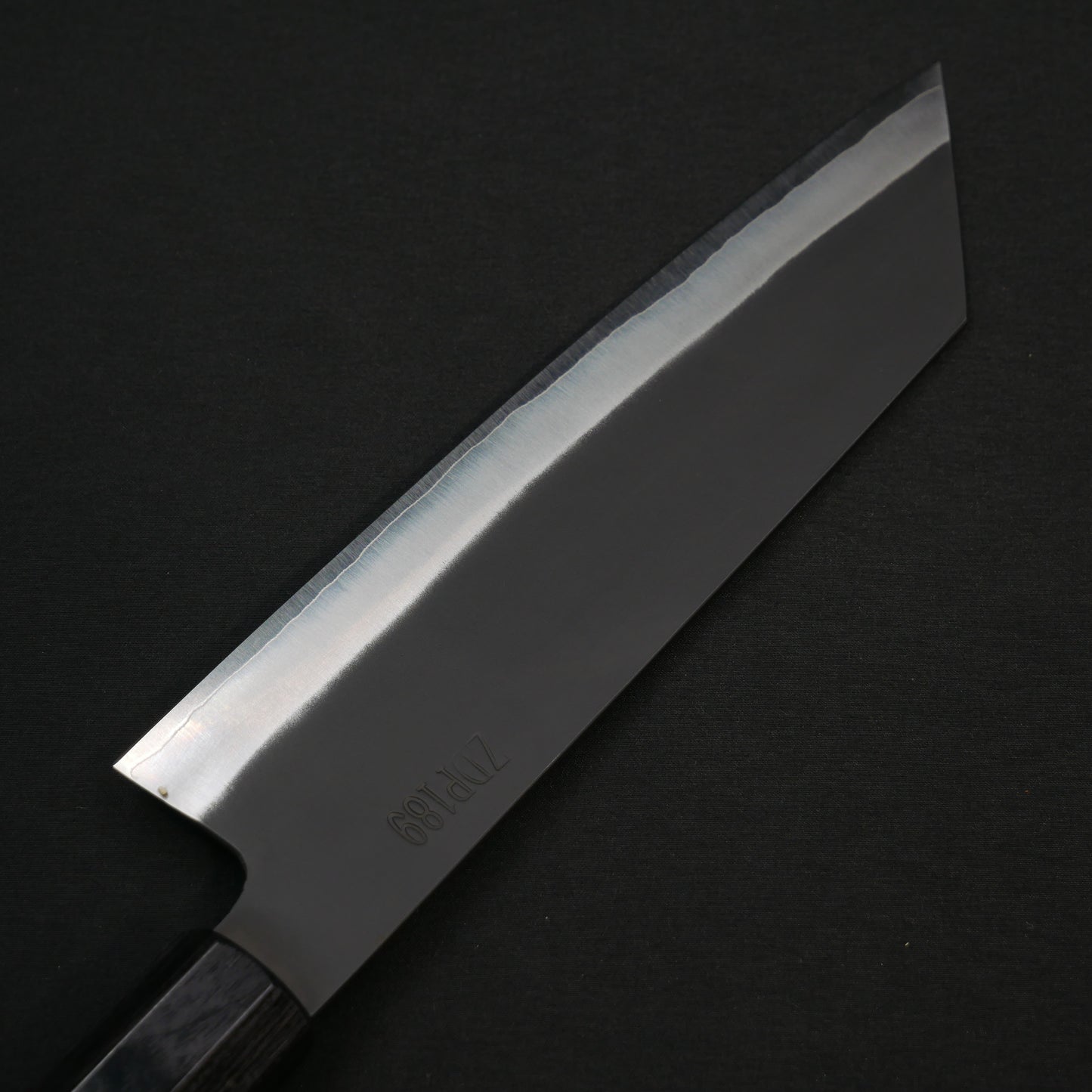 Yoshida Hamono ZDP189 Kurouchi Kiritsuke Santoku Rosewood Octagonal Handle