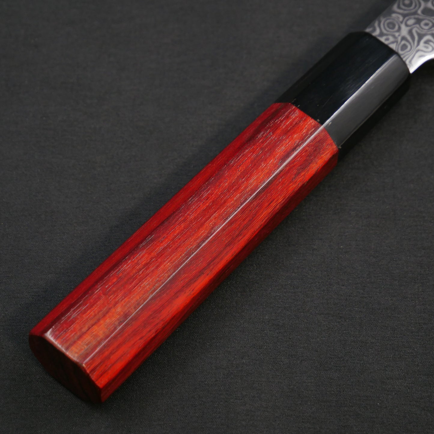 Cobalt Steel Damascus Santoku Satine Octagonal Handle