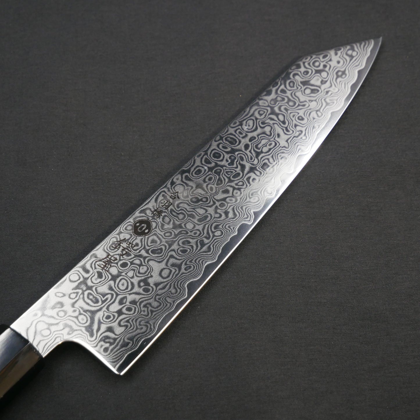 Cobalt Steel Damascus Kiritsuke Gyuto Satine Octagonal Handle