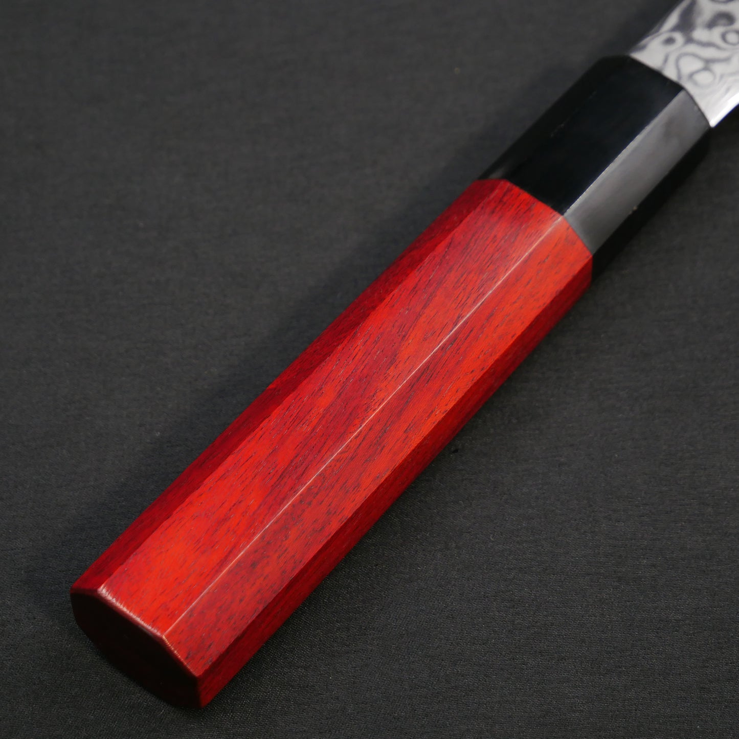 Cobalt Steel Damascus Kiritsuke Gyuto Satine Octagonal Handle