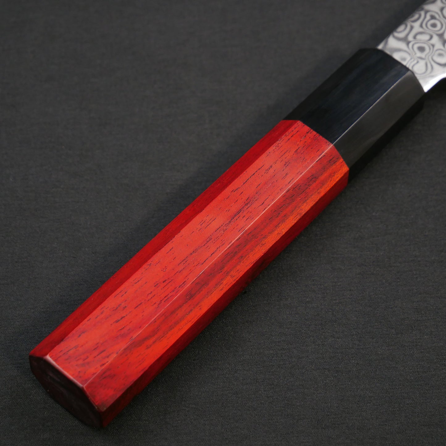 Cobalt Steel Damascus Broad Nakiri Satine Octagonal Handle