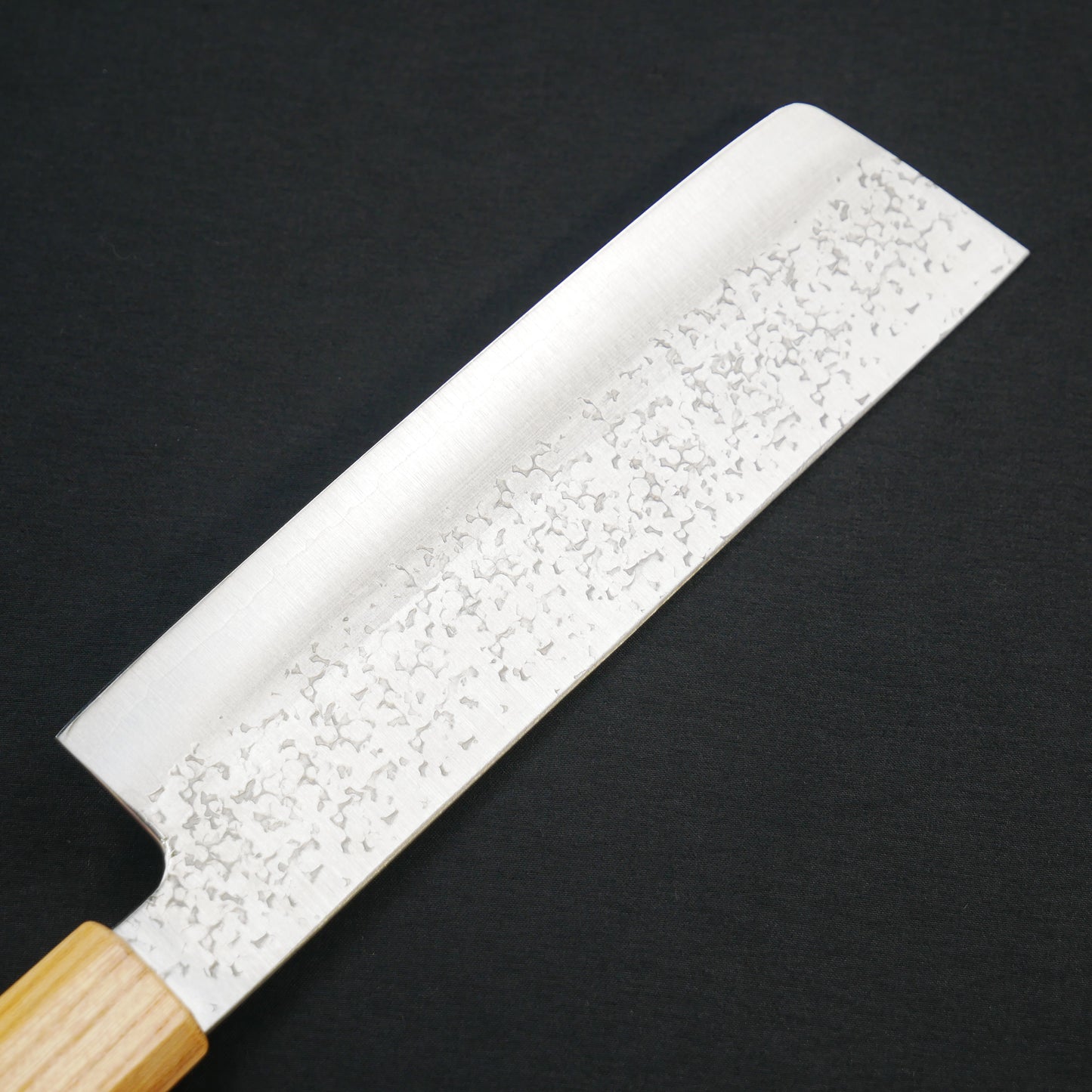 Silver#3 Stainless Steel Tsuchime Nakiri Sakura Octagonal Handle