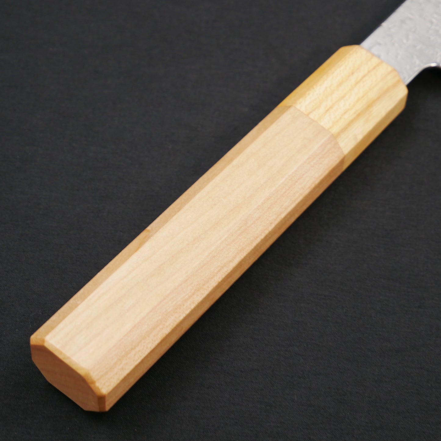 Silver#3 Stainless Steel Tsuchime Nakiri Sakura Octagonal Handle