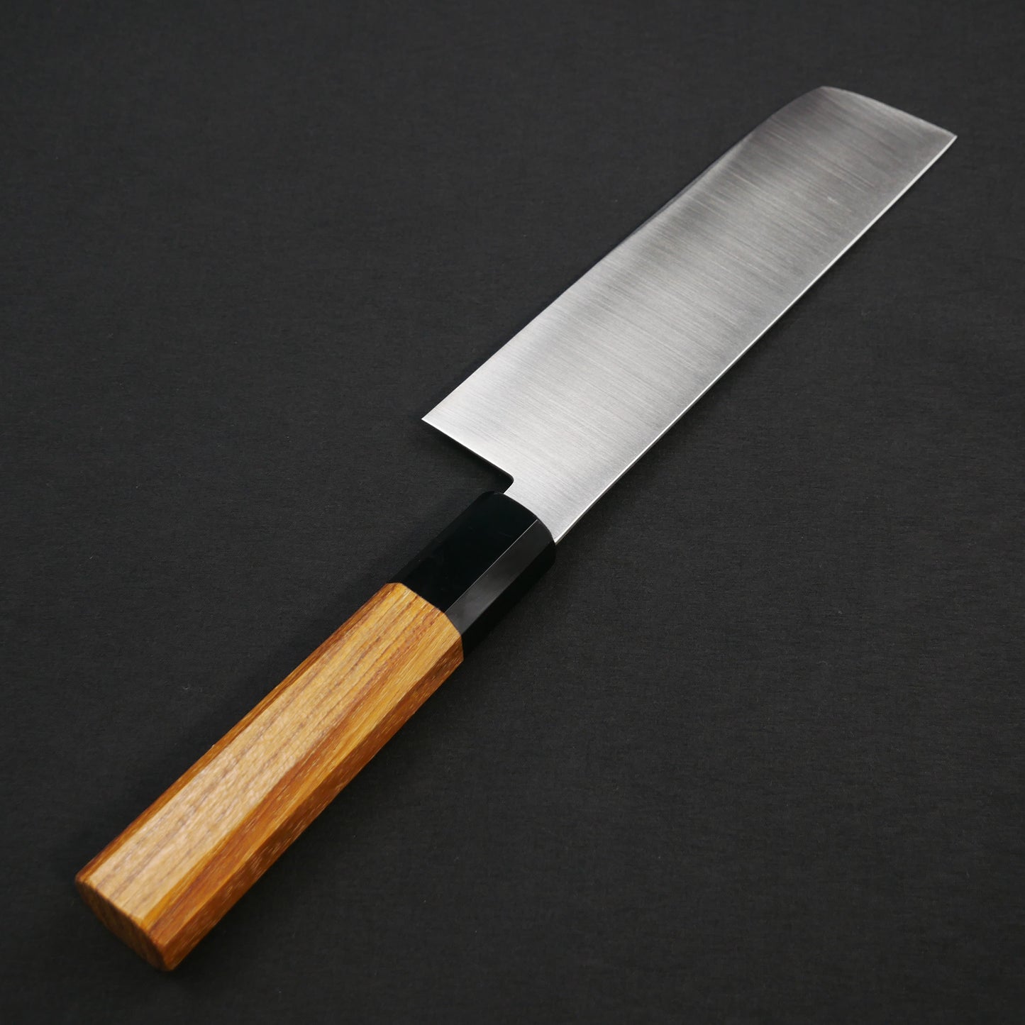 Molybdenum Stainless Steel Nakiri Teak Octagonal Handle