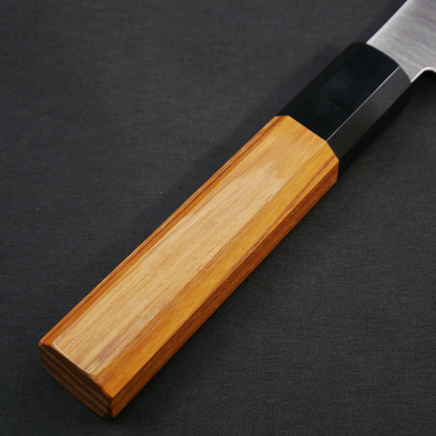 Molybdenum Stainless Steel Kiritsuke Santoku Teak Octagonal Handle