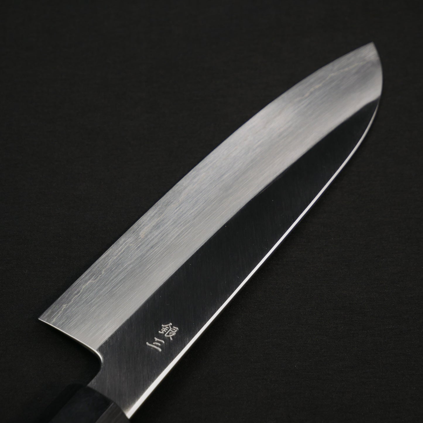 銀三鋼 三徳 黒檀八角柄
