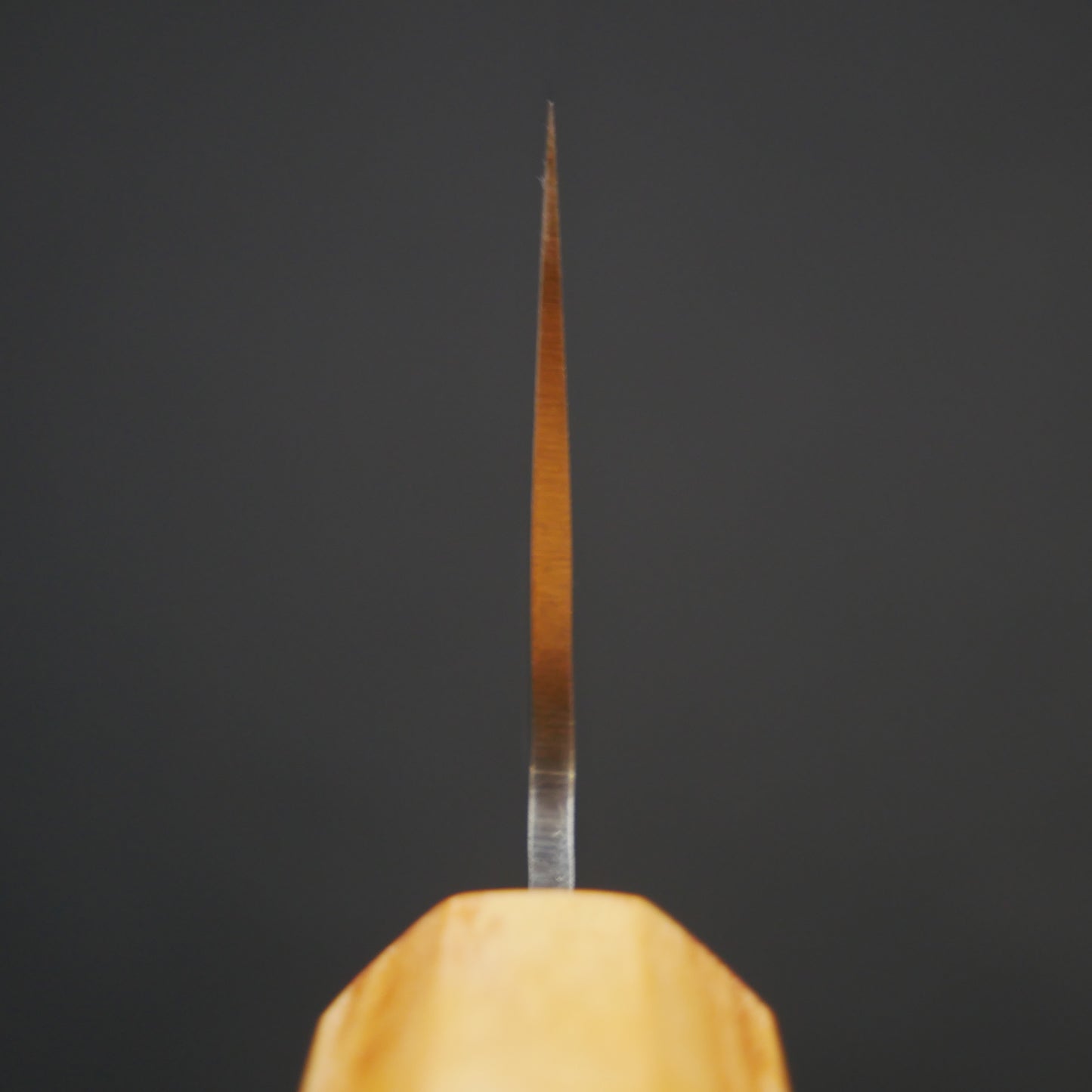Molybdenum Vanadium Steel Tsuchime Santoku Walnut Octagonal Handle