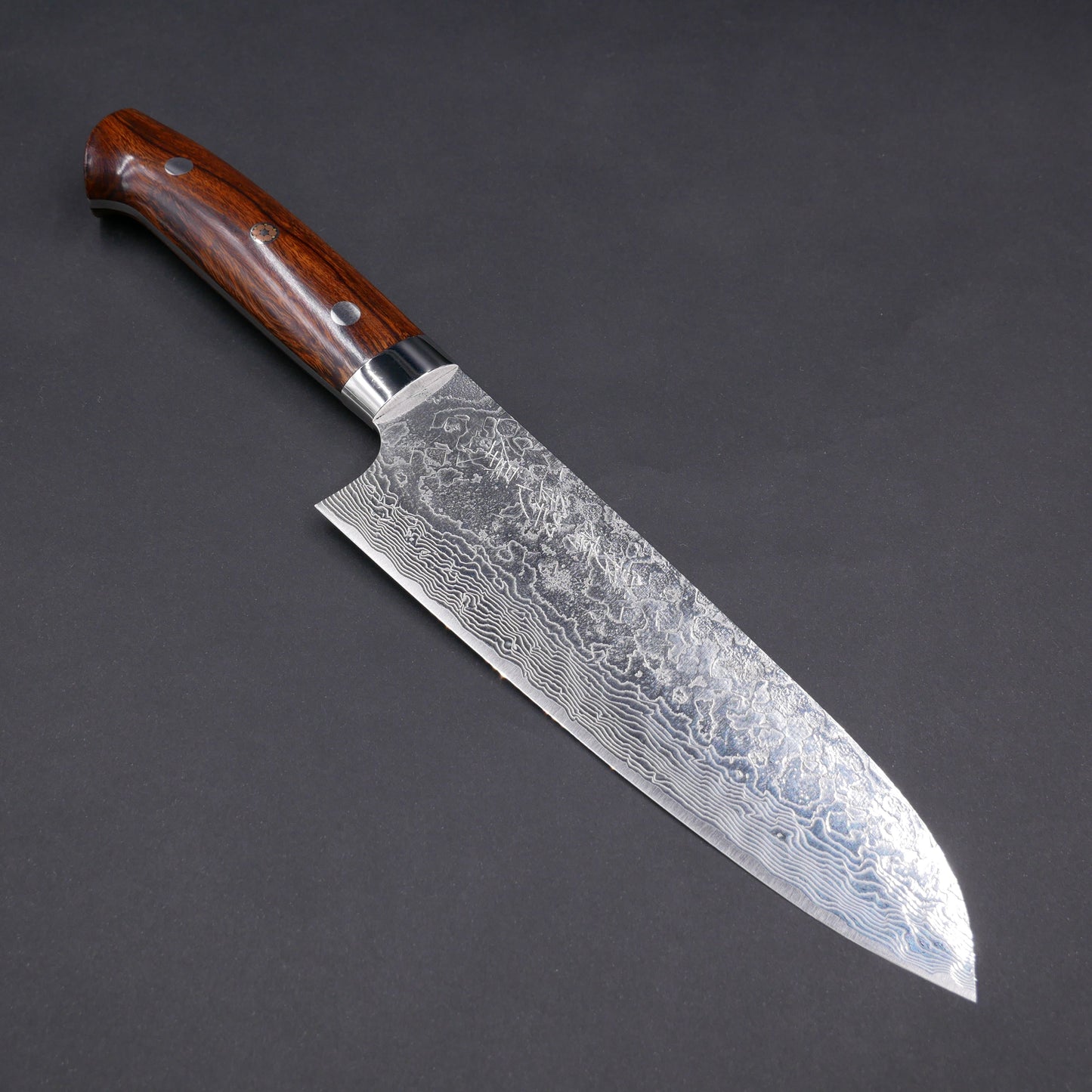 Saji Takeshi HSS 63Layers Damascus Santoku Ironwood Handle