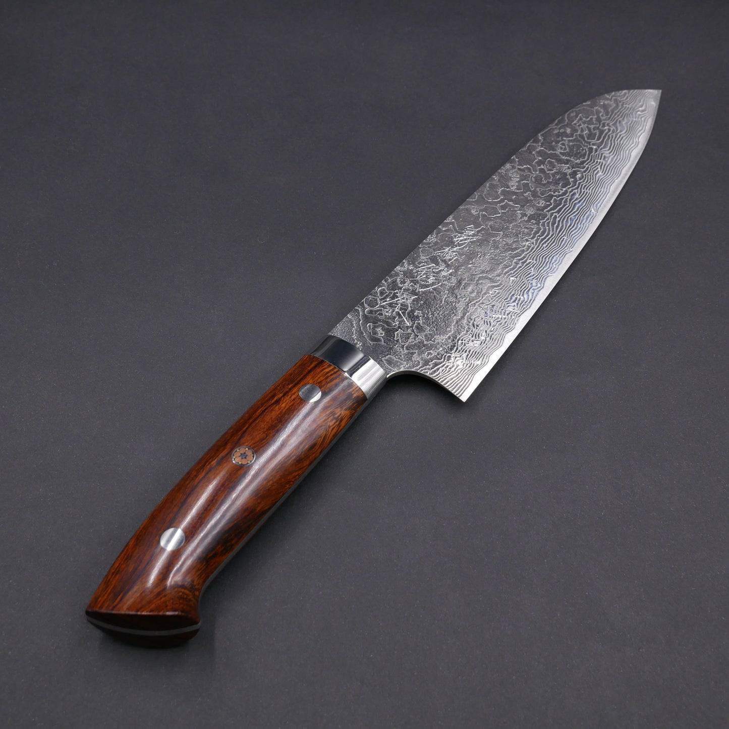 Saji Takeshi HSS 63Layers Damascus Santoku Ironwood Handle
