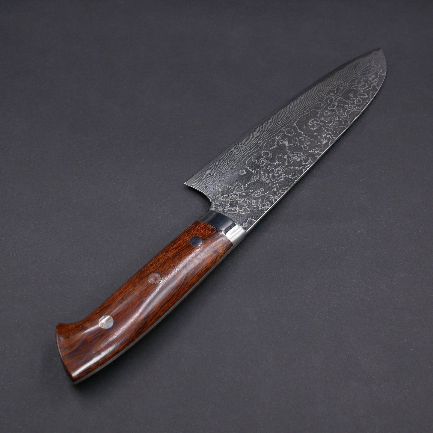 Saji Takeshi HSS 63Layers Damascus Santoku Ironwood Handle