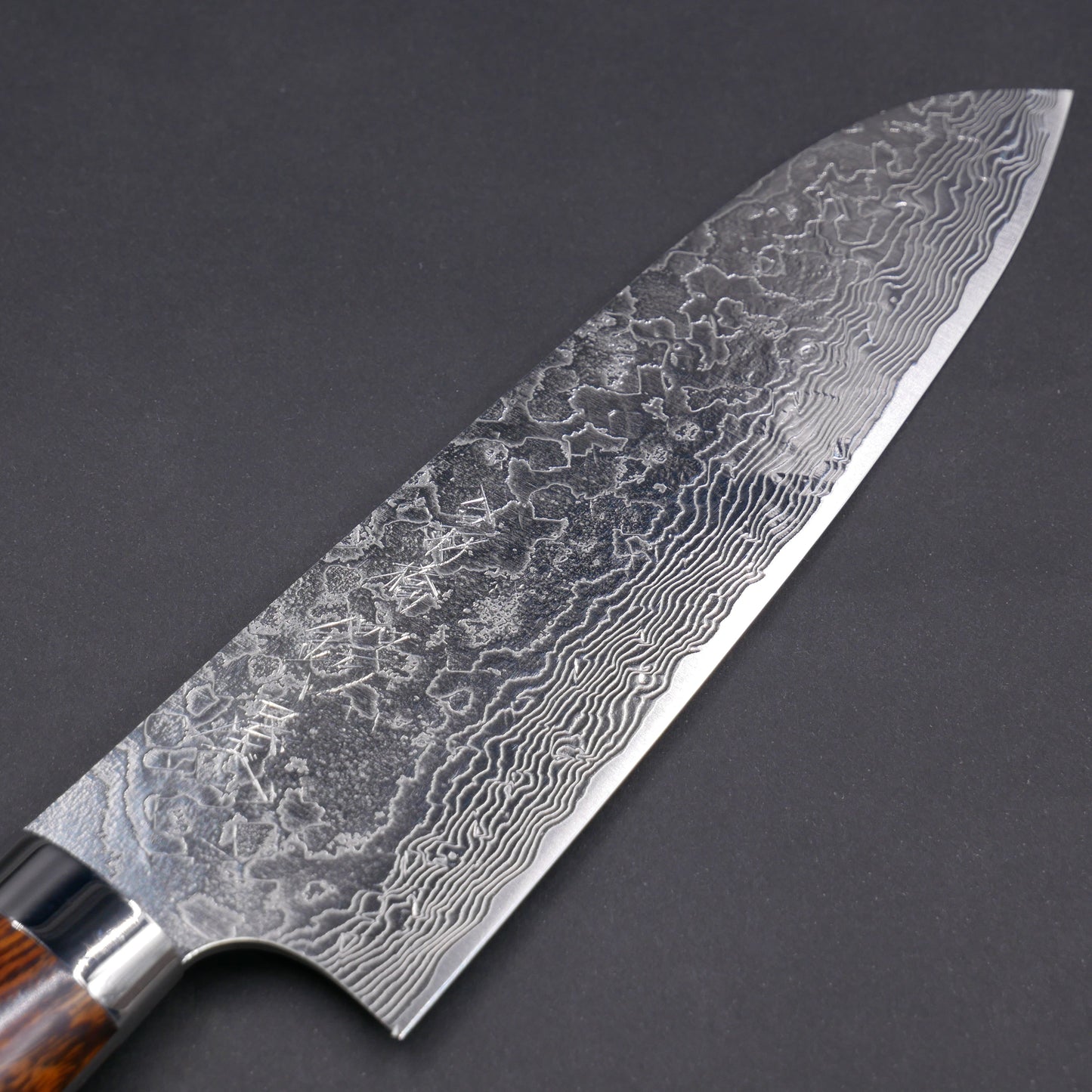 Saji Takeshi HSS 63Layers Damascus Santoku Ironwood Handle