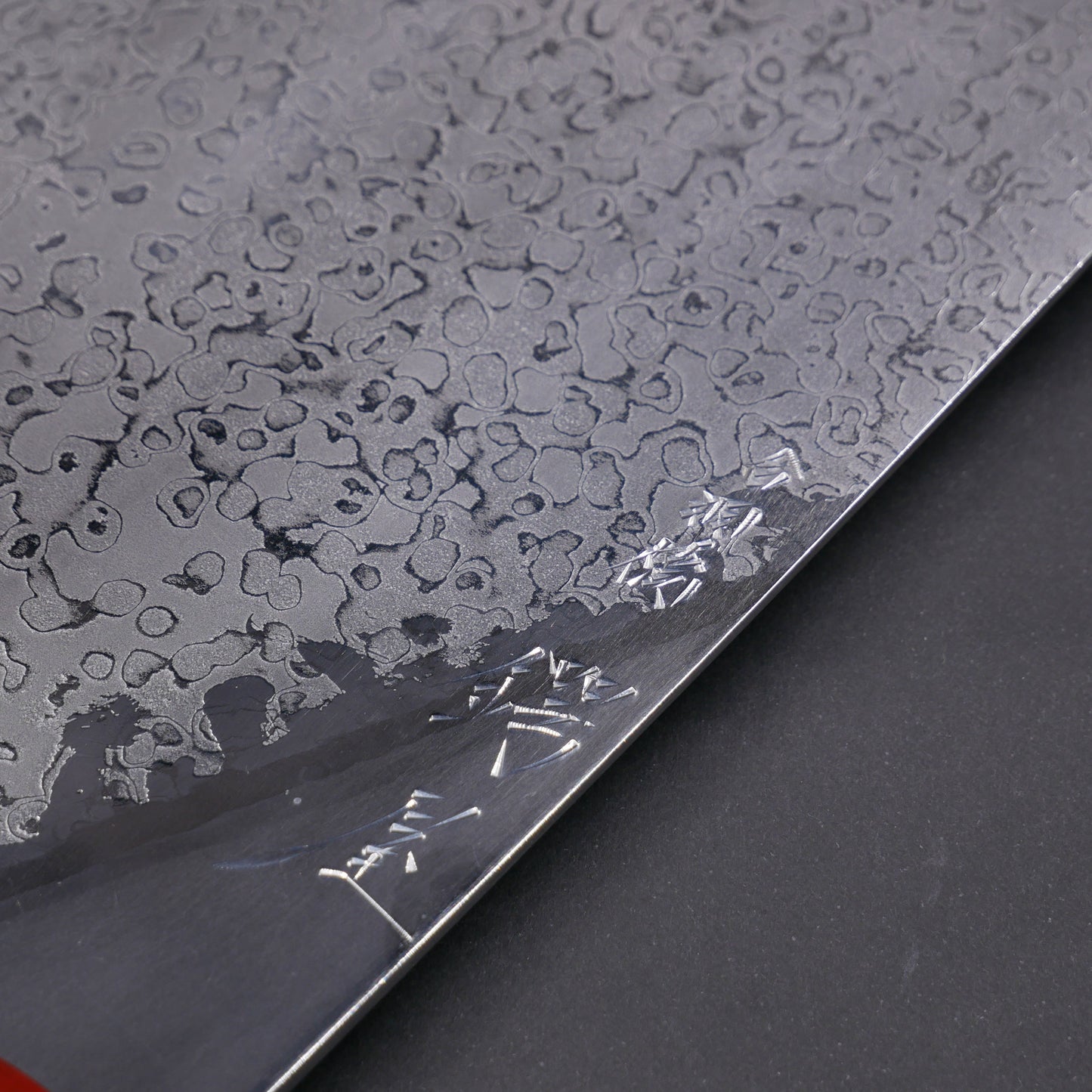 HSS Damascus Noodle Knife Maple Urushi Handle