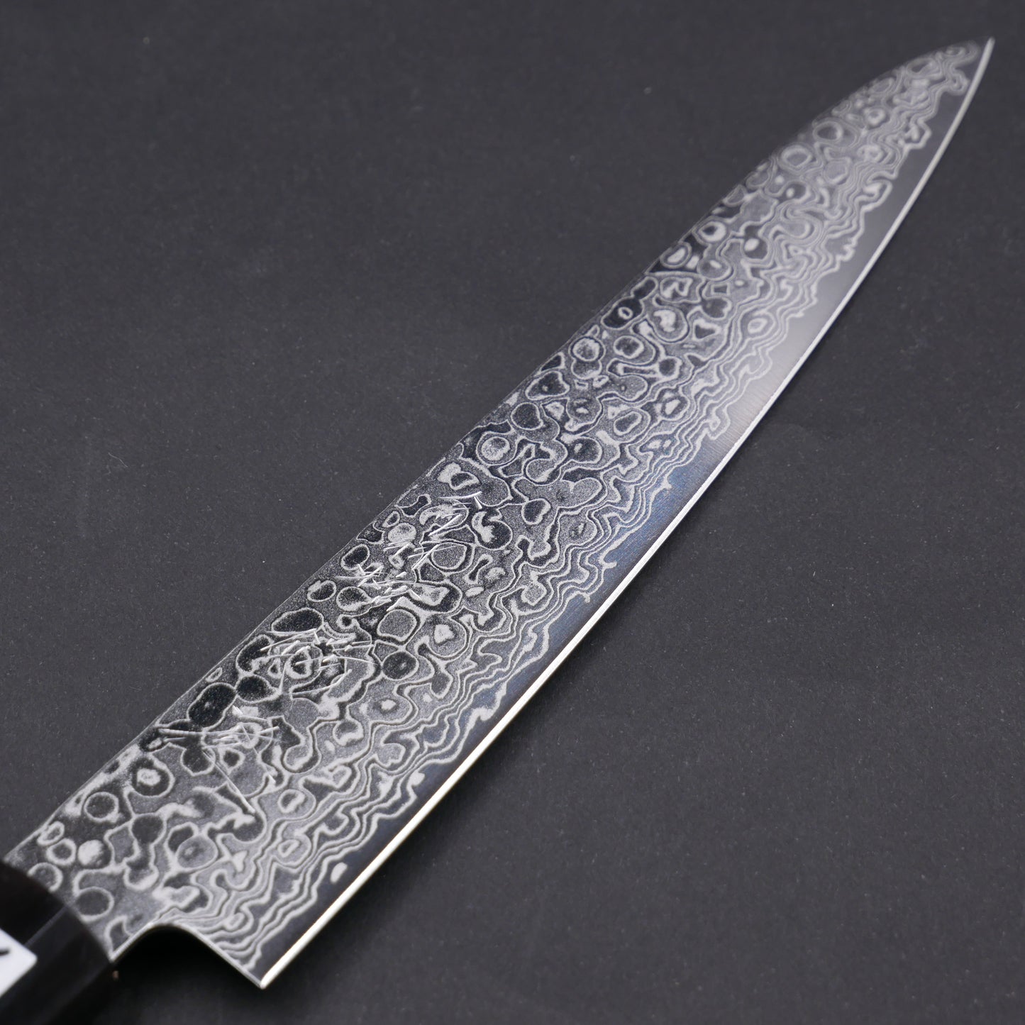 AUS10 Damascus Petty Magnolia Octagonal Handle