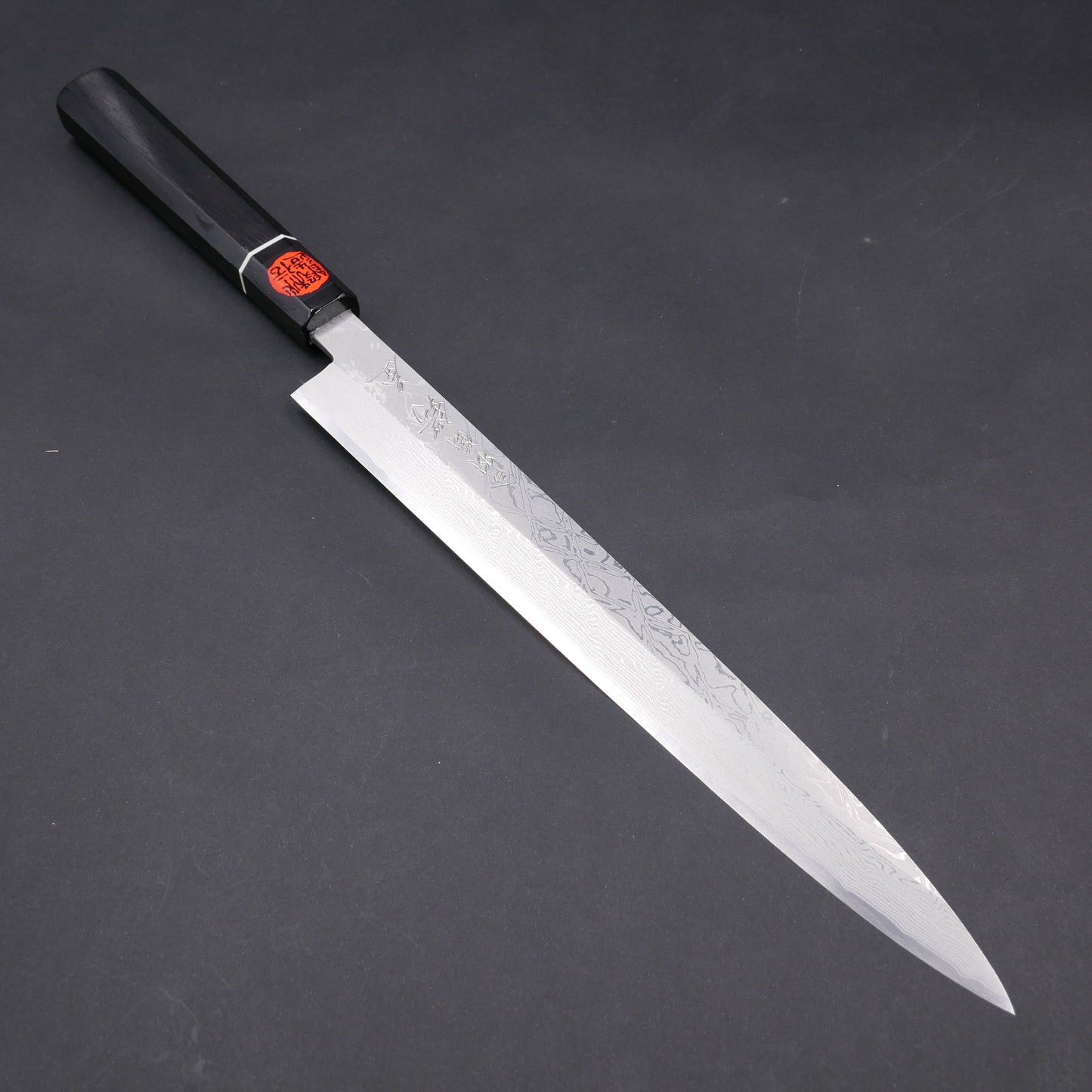 Tanaka Shigeki VG10 Multilayer Yanagiba Ebony Octagonal Handle