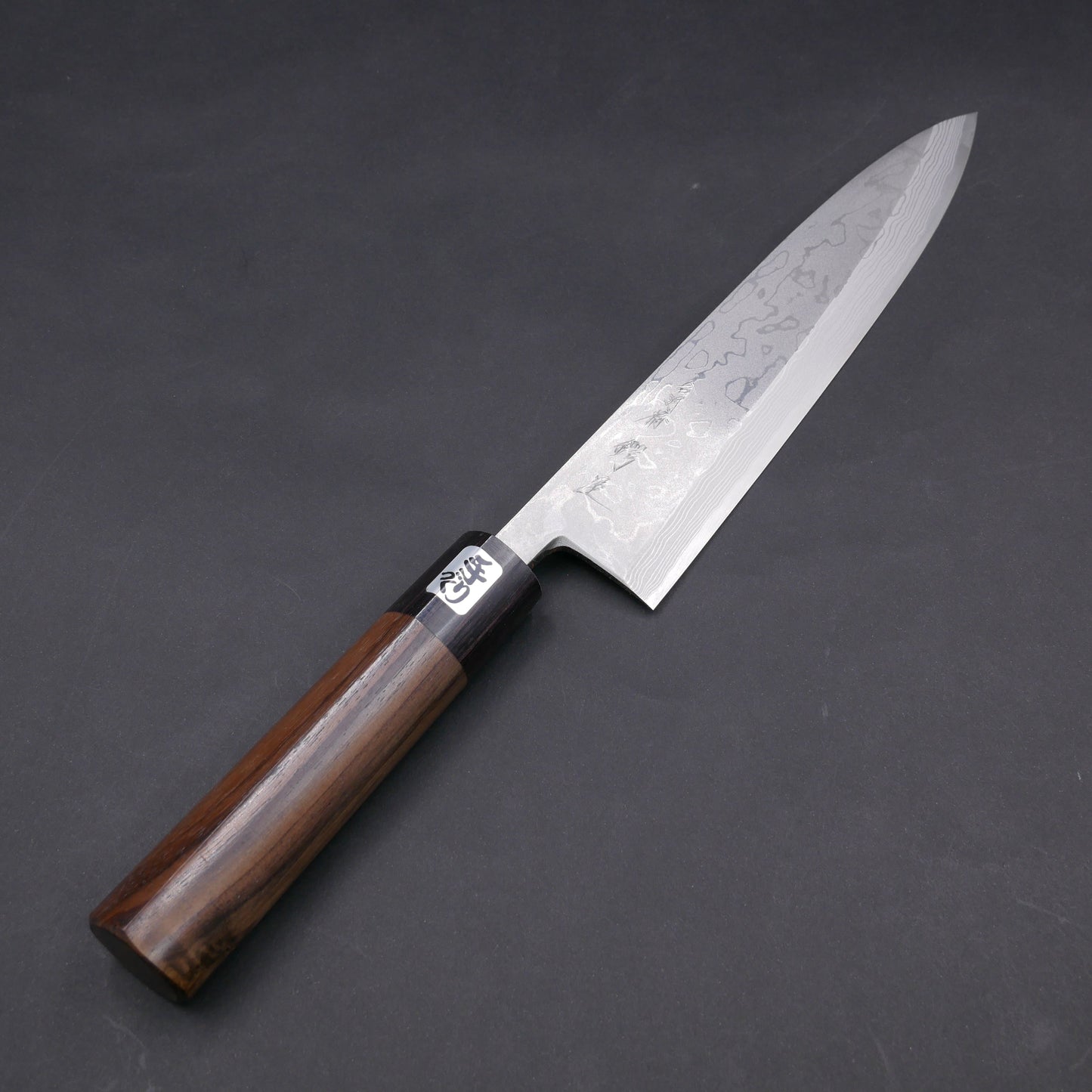 White#2 Carbon Steel 35 Layers Mioroshi Rosewood Handle