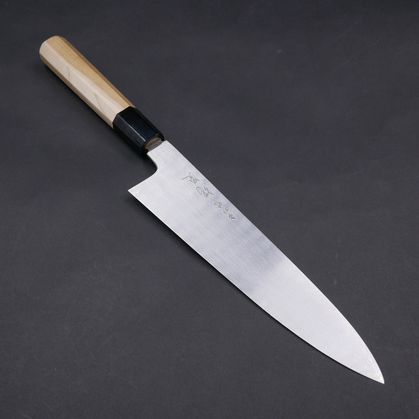White#2 Carbon Steel Gyuto Magnolia Octagonal Handle