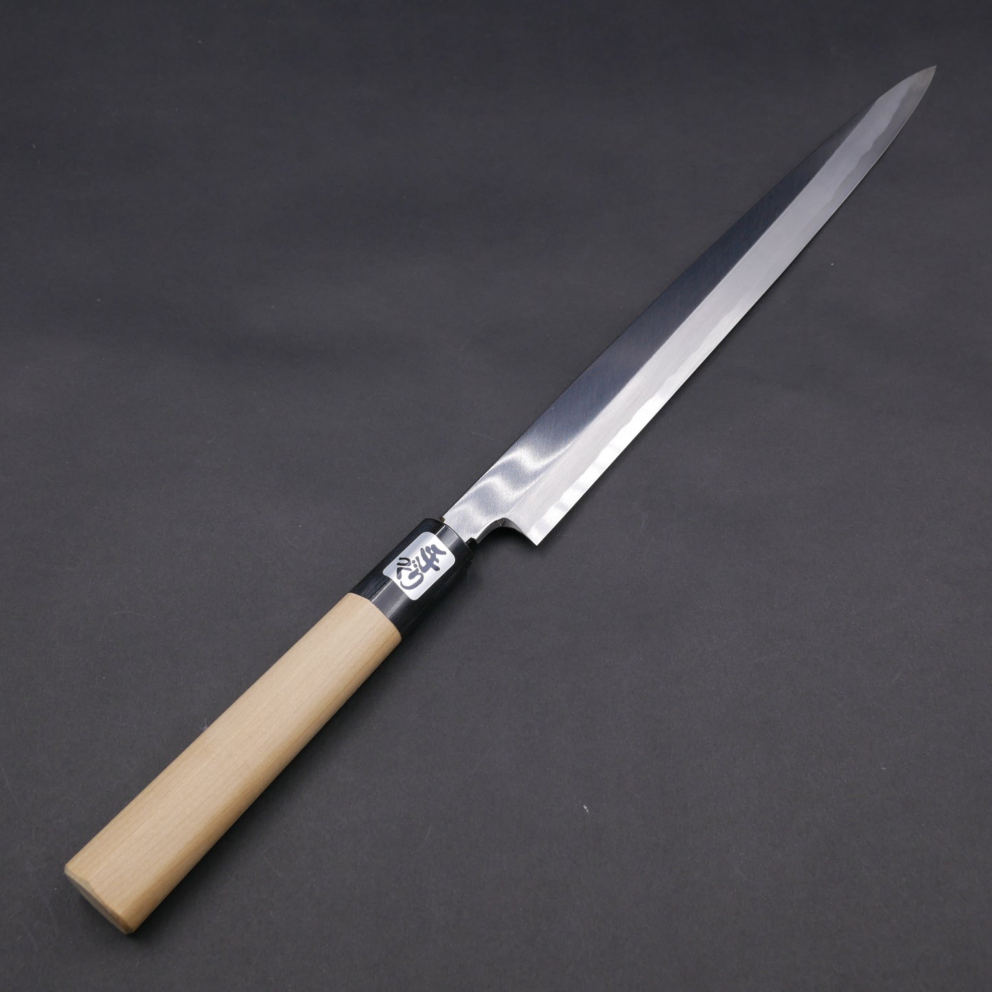Blue#2 Carbon Steel Fine-Finish Fuguhiki Magnolia Handle