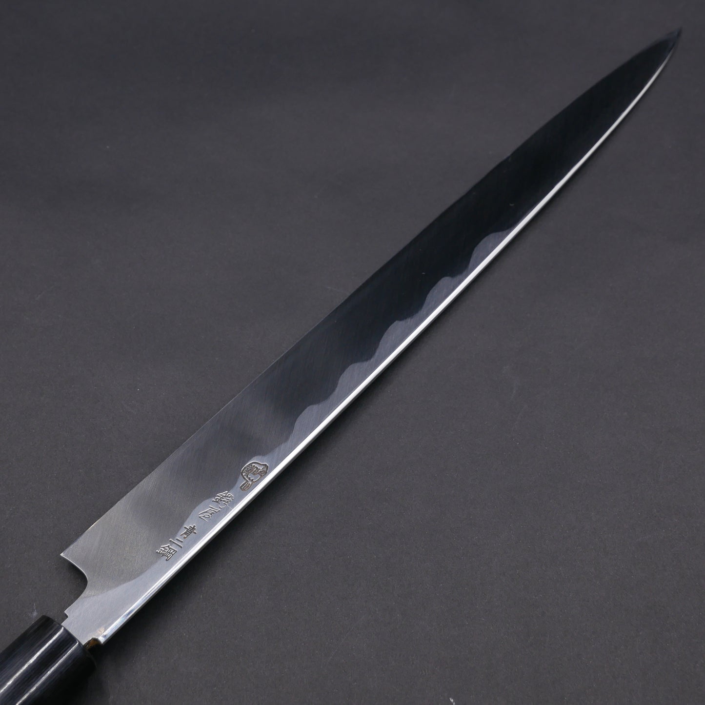 Blue#2 Carbon Steel Fine-Finish Fuguhiki Magnolia Handle