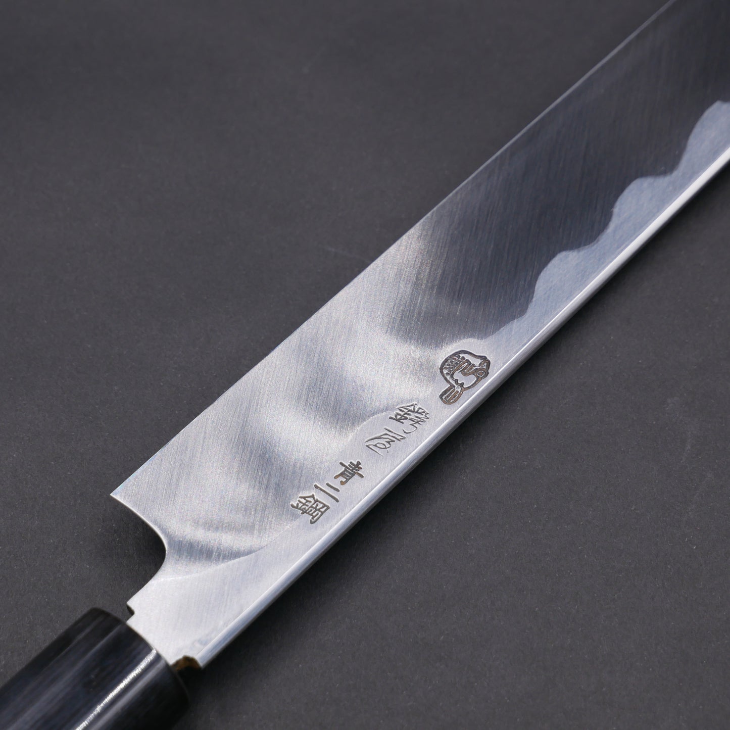 Blue#2 Carbon Steel Fine-Finish Fuguhiki Magnolia Handle