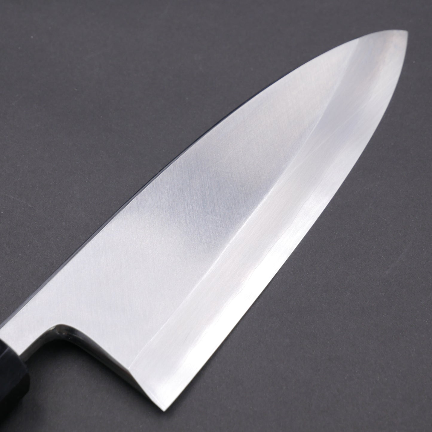 Silver#3 Stainless Steel Fine-Finish Deba Magnolia Octagonal Handle