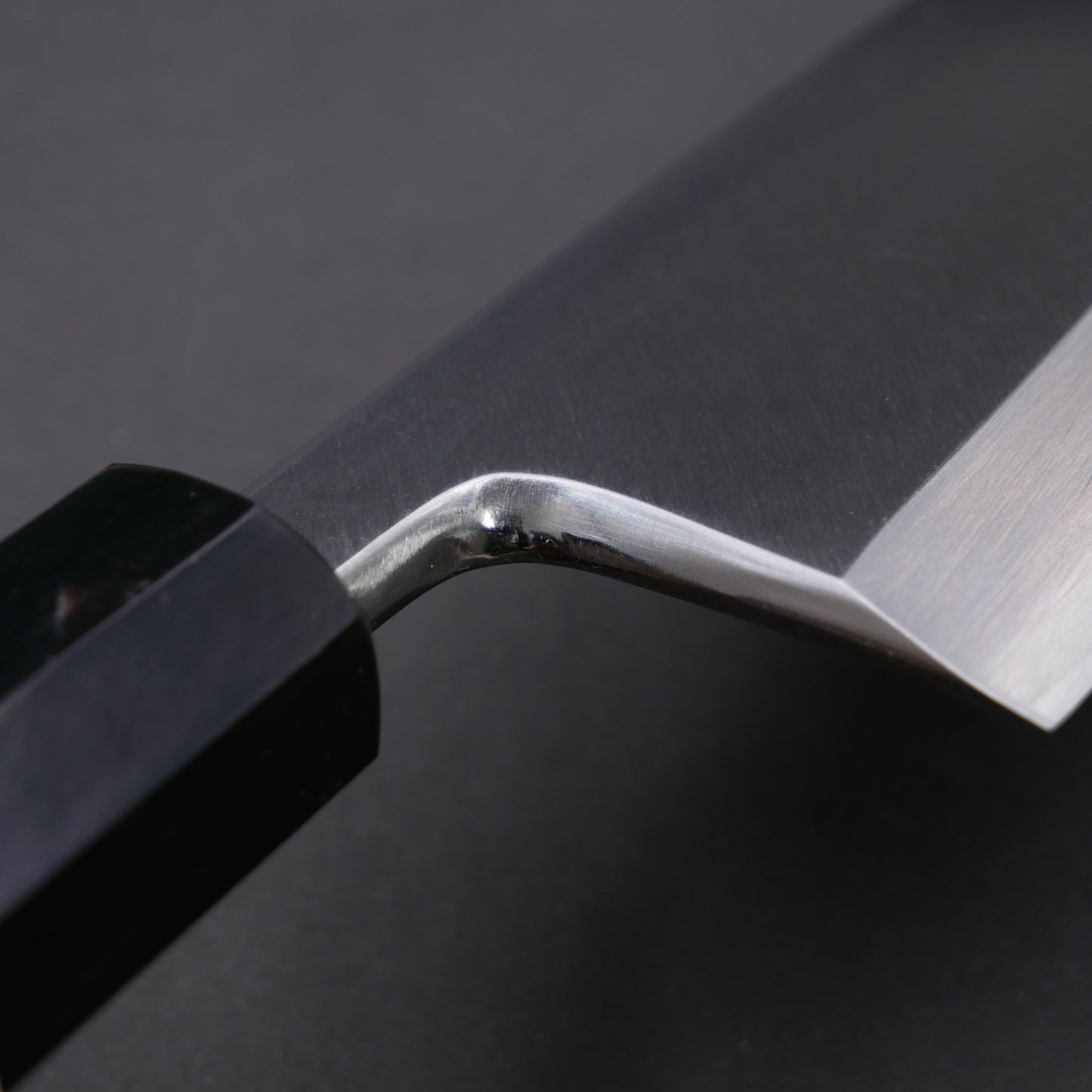 Silver#3 Stainless Steel Fine-Finish Deba Magnolia Octagonal Handle