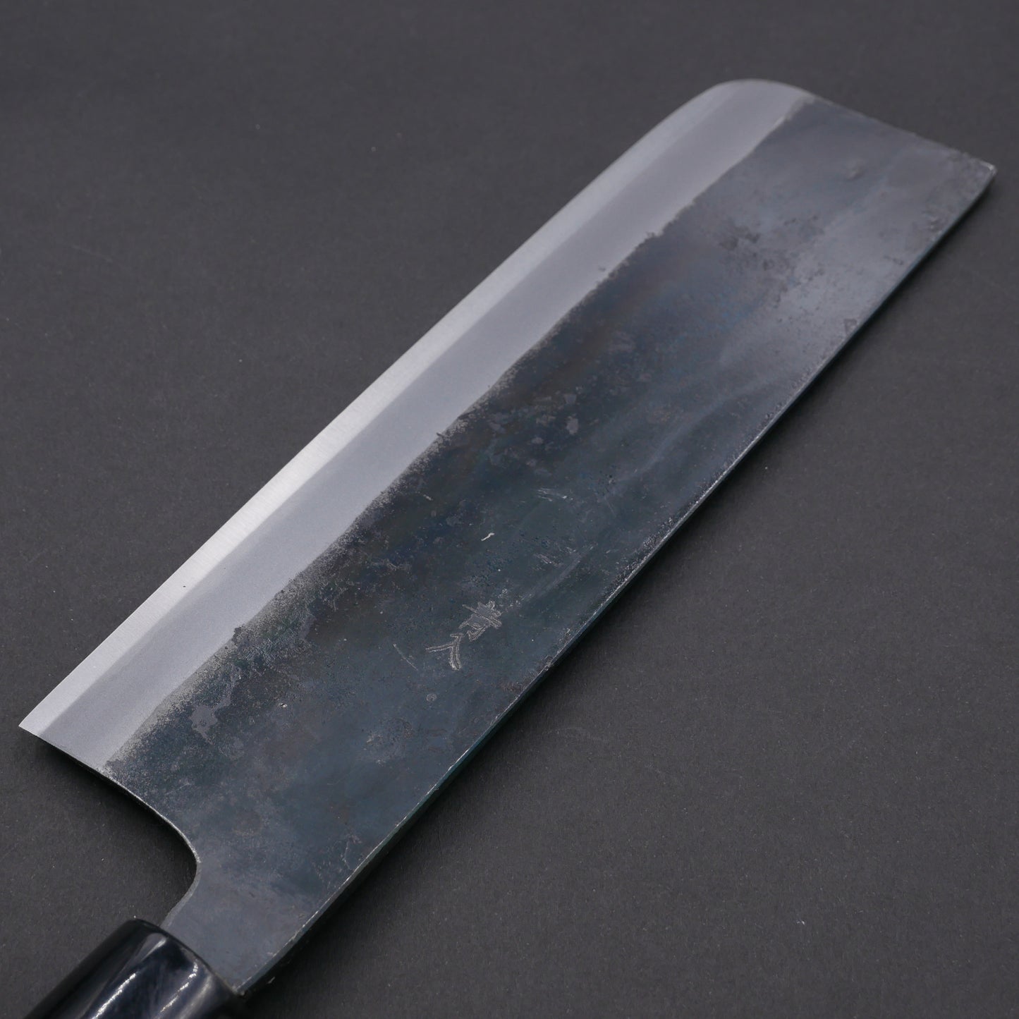 Blue#2 Carbon Steel Kurouchi Nakiri Magnolia handle