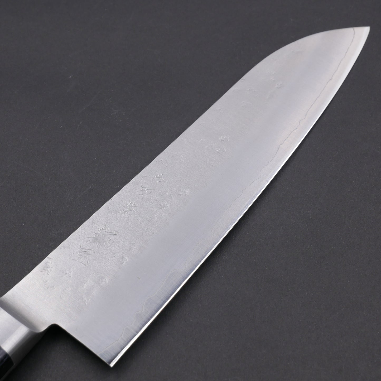 Silver#3 Stainless Steel Nashiji Santoku